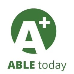 Able Today logo with a letter 