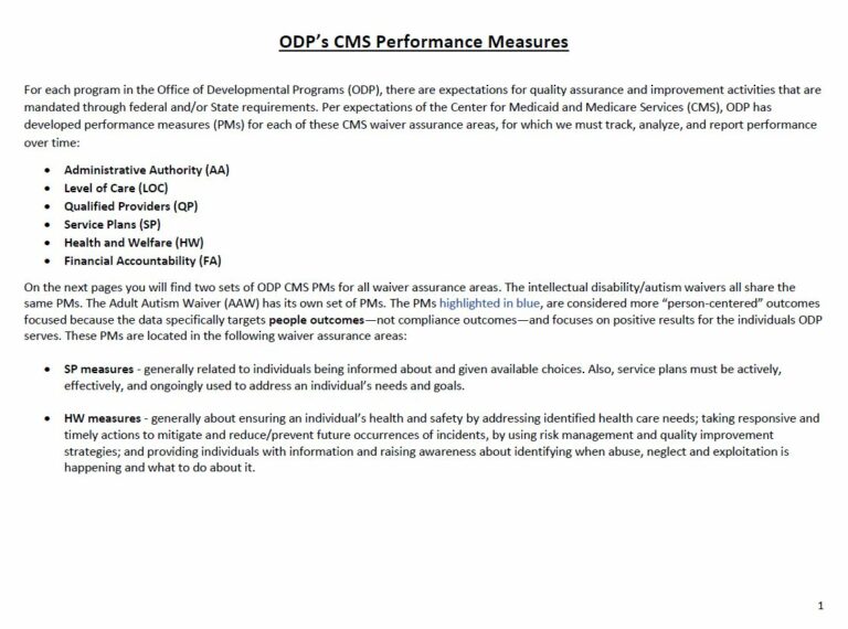 Quality Management Planning And Implementation Documents – MyODP