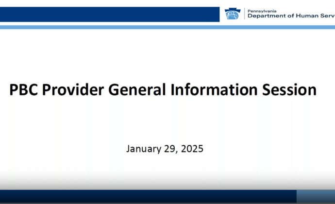 Provider General Information Session January 29, 2025