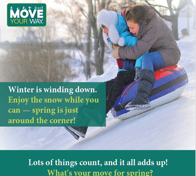 Winter is winding down. Enjoy the snow while you can -- Spring is just around the corner! Whats your move for spring?