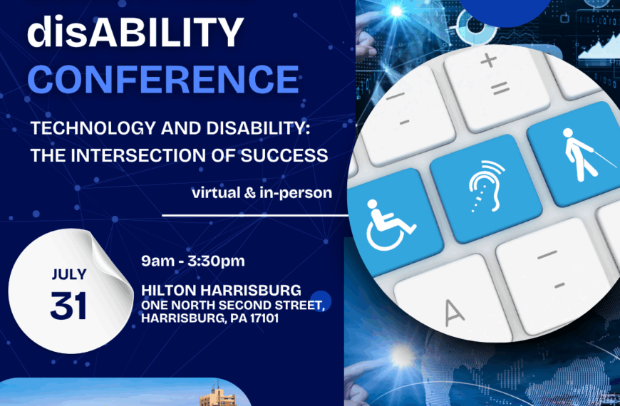 2025 disABILITY Conference save the date graphic