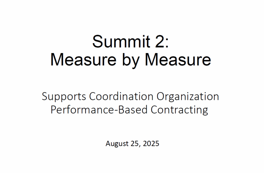 PBC Information Session for SCOs Part 2: Measure By Measure (August 25, 2025)
