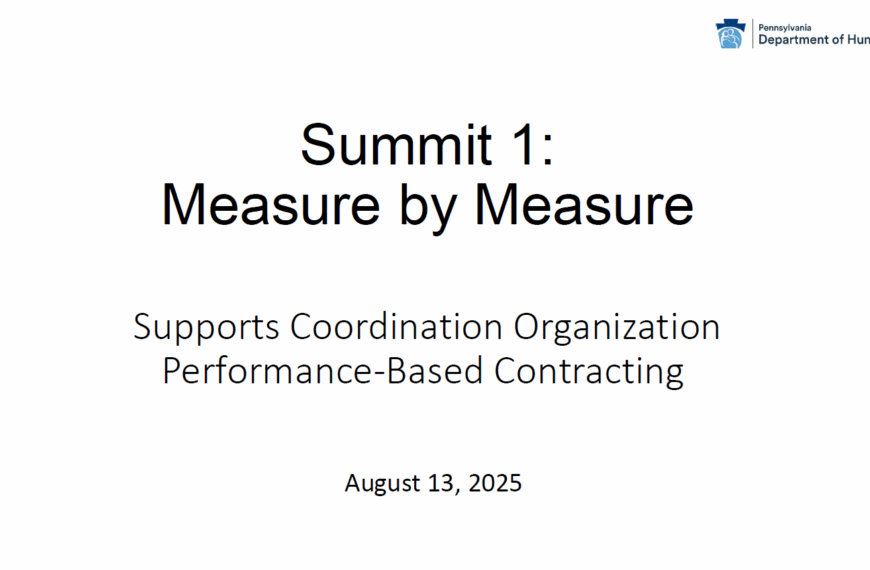 PBC Information Session for SCOs Part 1: Measure By Measure (August 13, 2025)