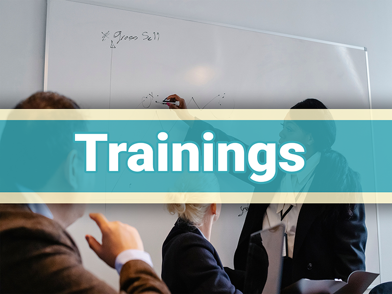 You are on the trainings page